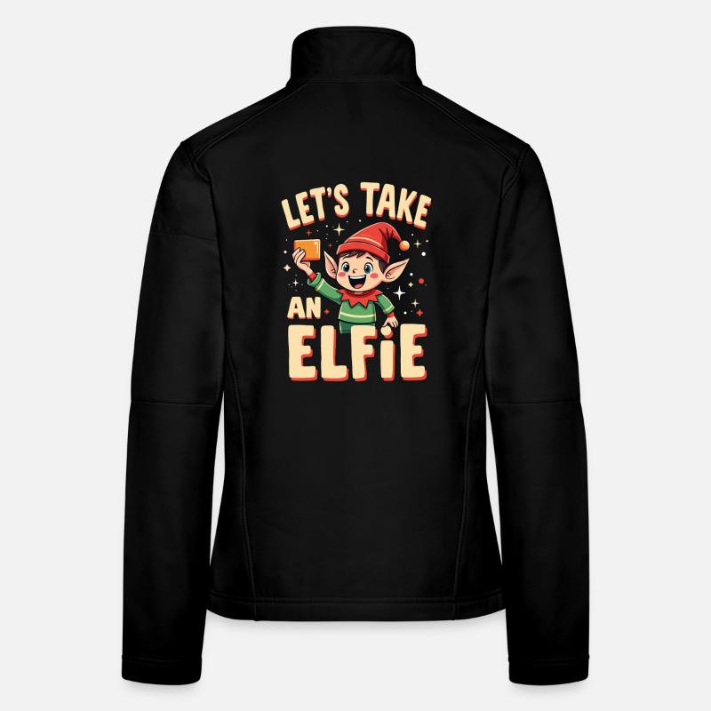 Prenons un elfie Veste en tissu softshell Femme
