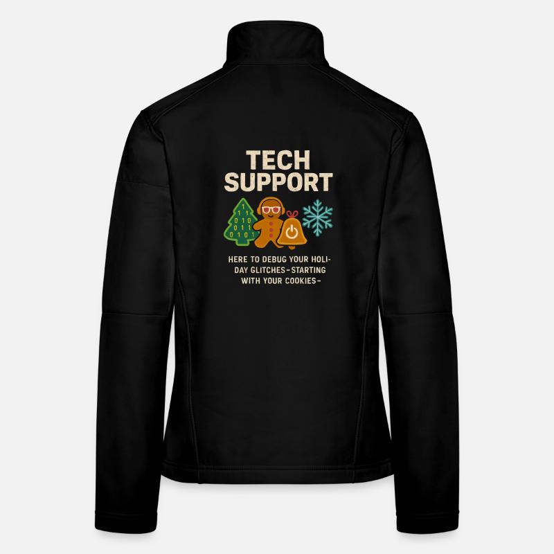 Admin Weihnachtsgeschenk IT Support Debugging Frauen Softshelljacke