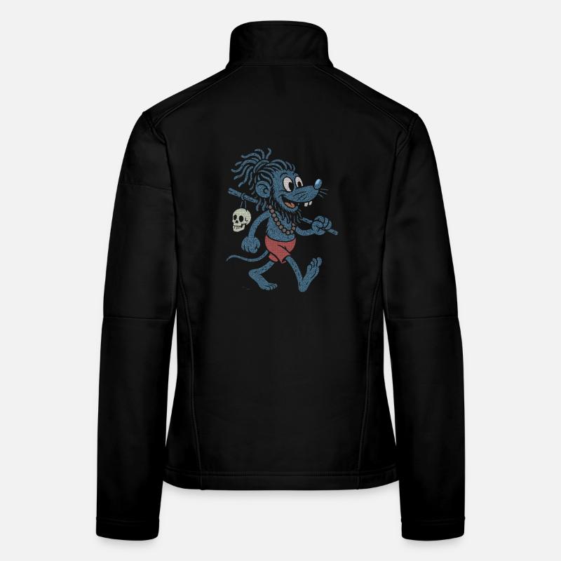 Bandi Coot Baba - Frauen Softshelljacke - Schwarz