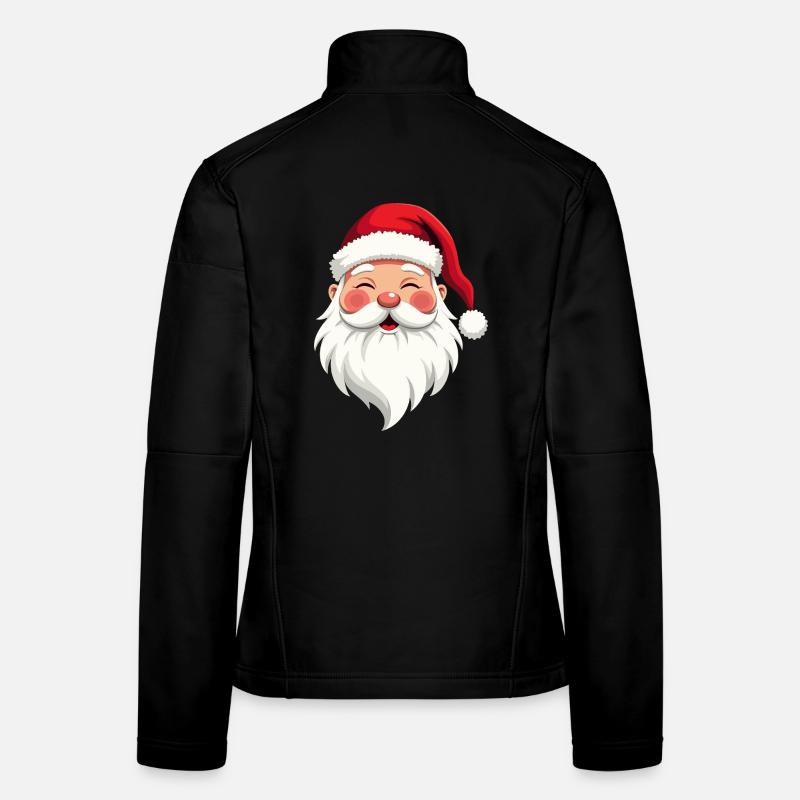 Santa Cheer Illustration Women's Softshell Jacket