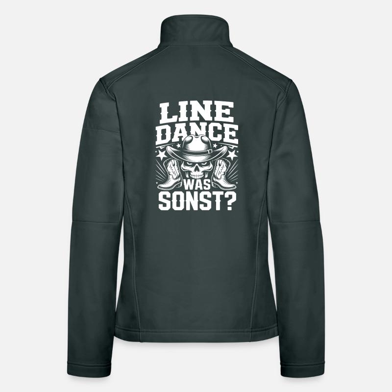 Line Dance Schädel Cowboy Frauen Softshelljacke