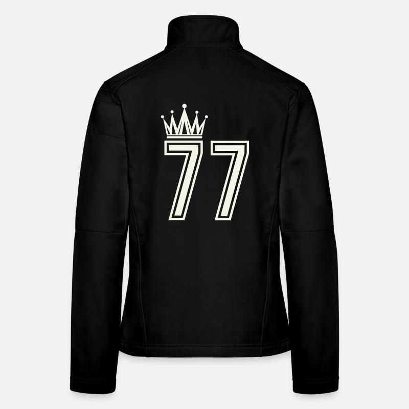 Royal 77 Chiffres Veste en tissu softshell Femme