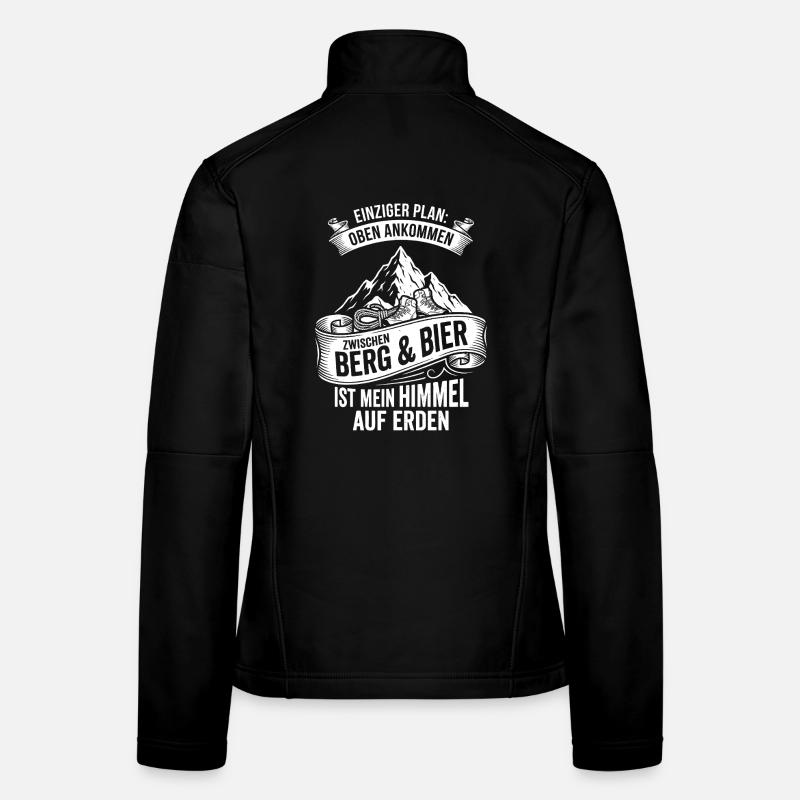 Between mountain and beer Women's Softshell Jacket