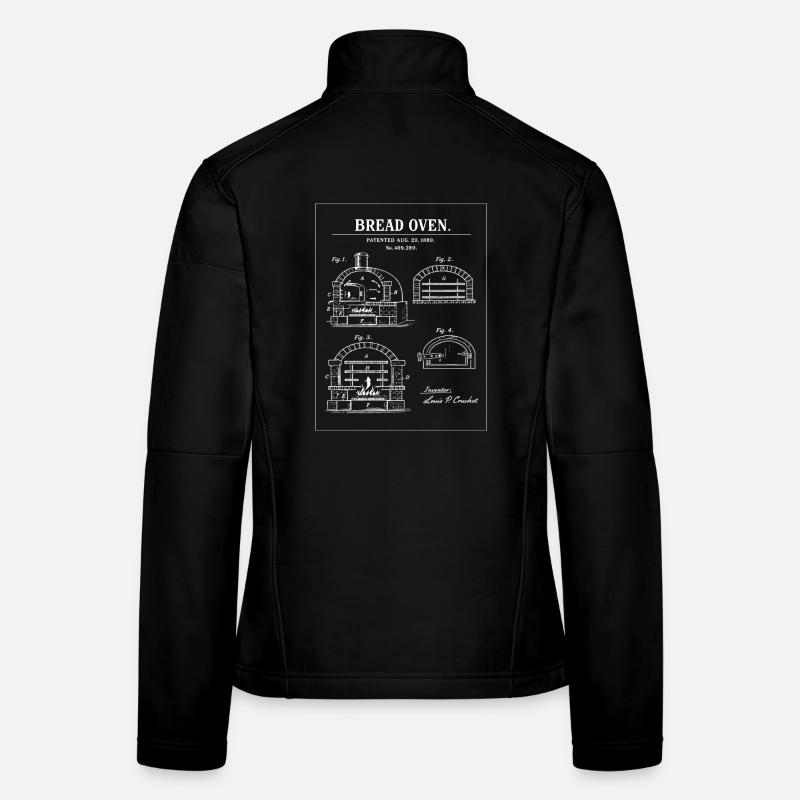 Design des Brotofen-Bauplans Frauen Softshelljacke