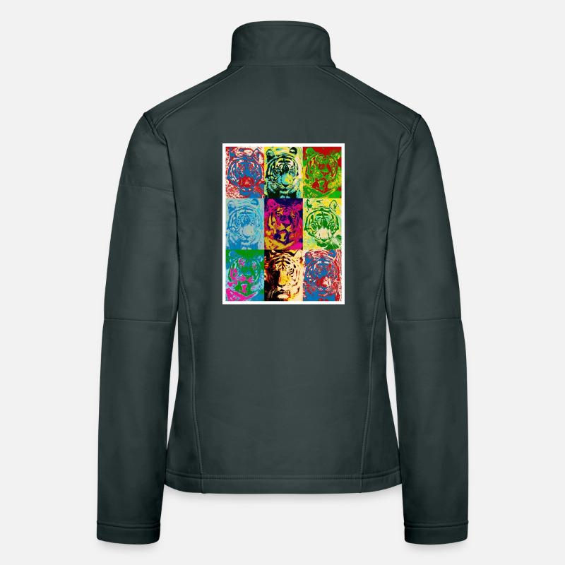 Tiger_4 Women's Softshell Jacket