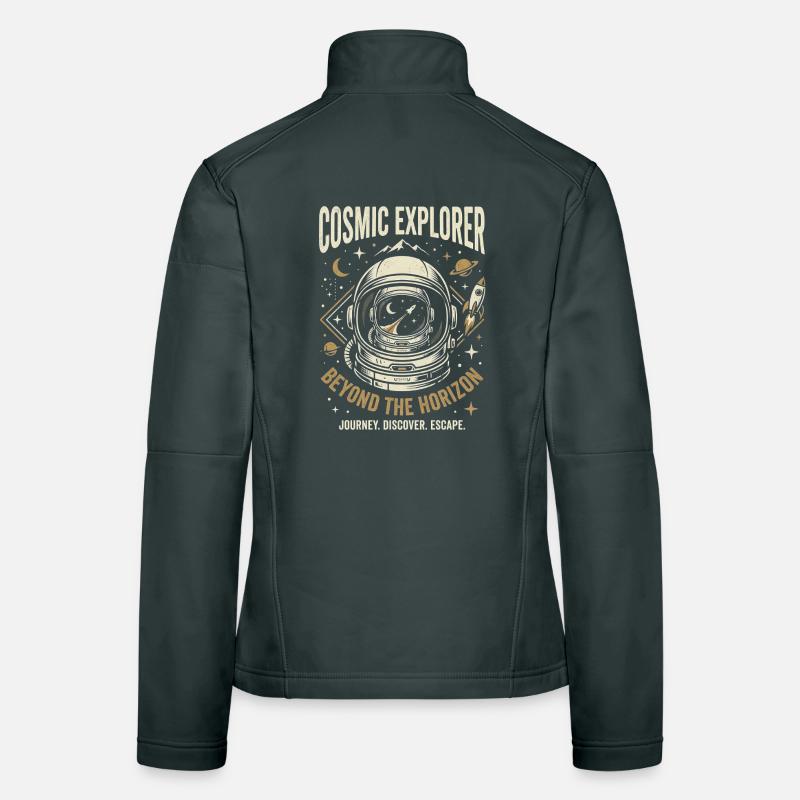 Cosmic Explorer Frauen Softshelljacke