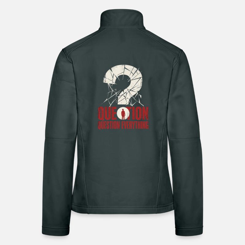 Question Everything Frauen Softshelljacke