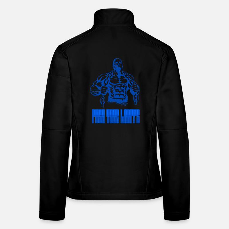 Repoussez vos limites - Culturisme et détermination Veste en tissu softshell Femme