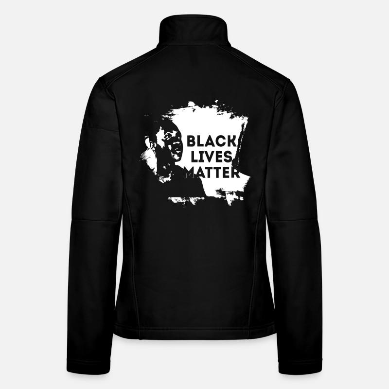 black lives matter Veste en tissu softshell Femme