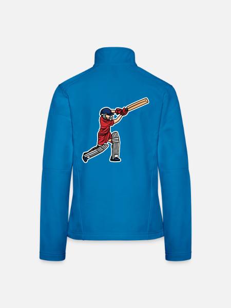 Cricket Kid - Women's Softshell Jacket - black - Back