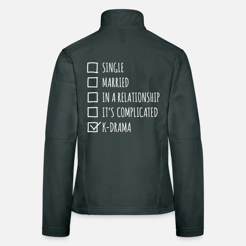 Single married in a relationship k-drama Veste en tissu softshell Femme