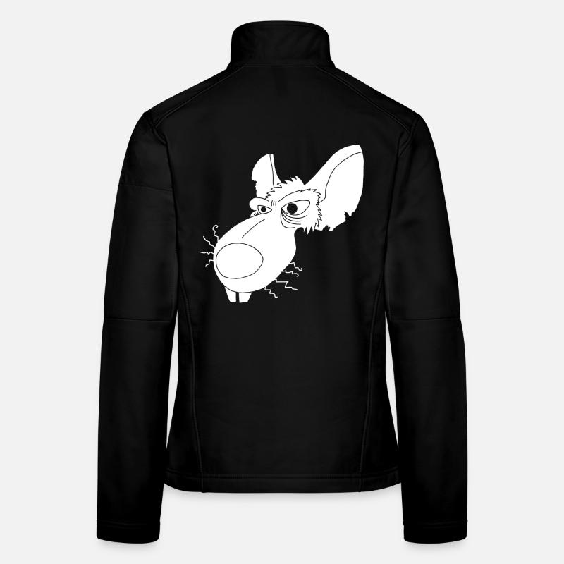 White Sewer Rat Women's Softshell Jacket