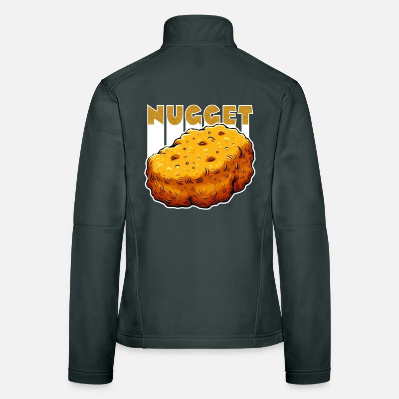 Nugget-Liebe Chicken Nugget Frauen Softshelljacke