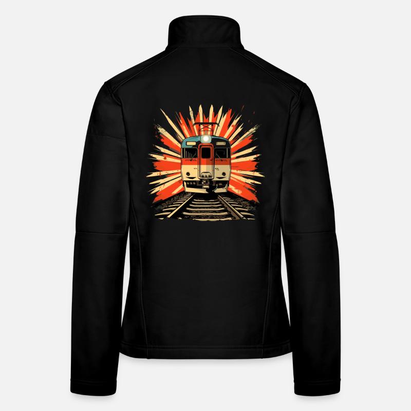 Railroad Illustration Women's Softshell Jacket