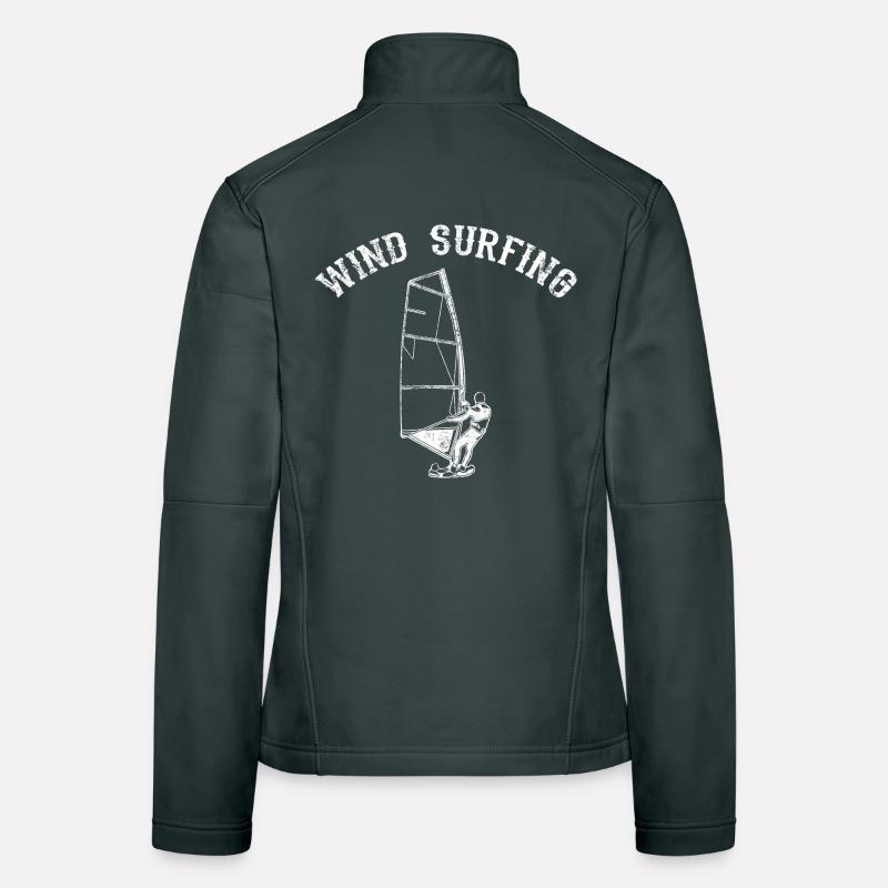 Planche à voile Veste en tissu softshell Femme