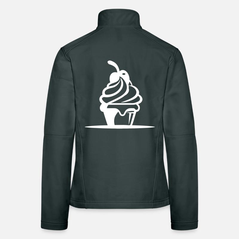 Ice Cream Graphic Women's Softshell Jacket