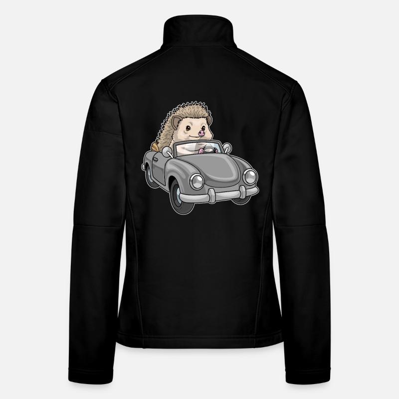 Igel Auto Frauen Softshelljacke