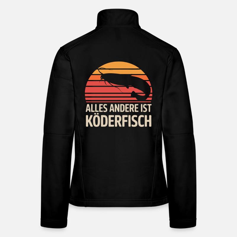 Catfish Angler – Everything Else Is Baitfish Women's Softshell Jacket