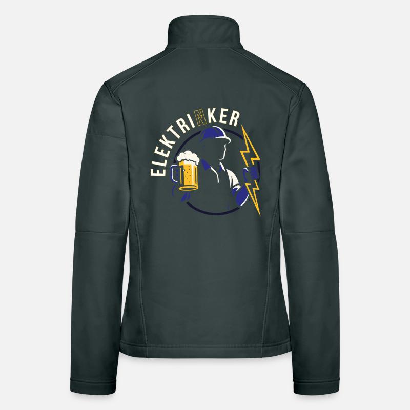 Elektrinker Electrician Funny Pun Gift Women's Softshell Jacket