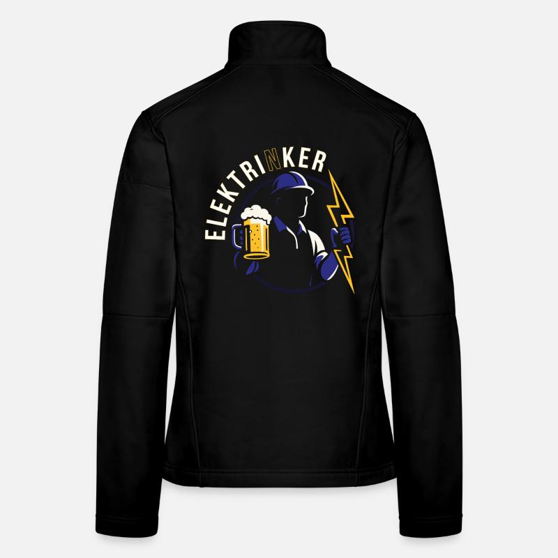 Elektrinker Elektriker Lustiges Wortspiel Geschenk Frauen Softshelljacke