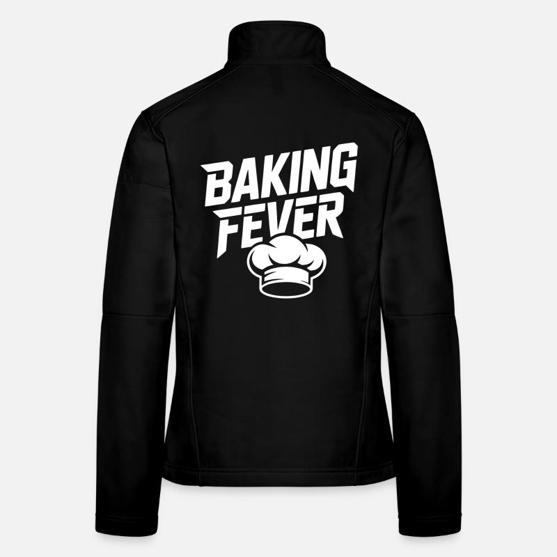 Backfieber Logo mit Kochmütze Frauen Softshelljacke