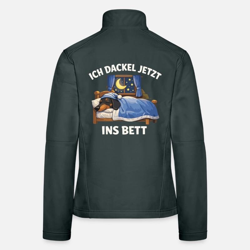 Official Dachshund Black I'm now going to the Women's Softshell Jacket