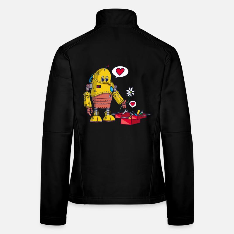 The robot and love Women's Softshell Jacket