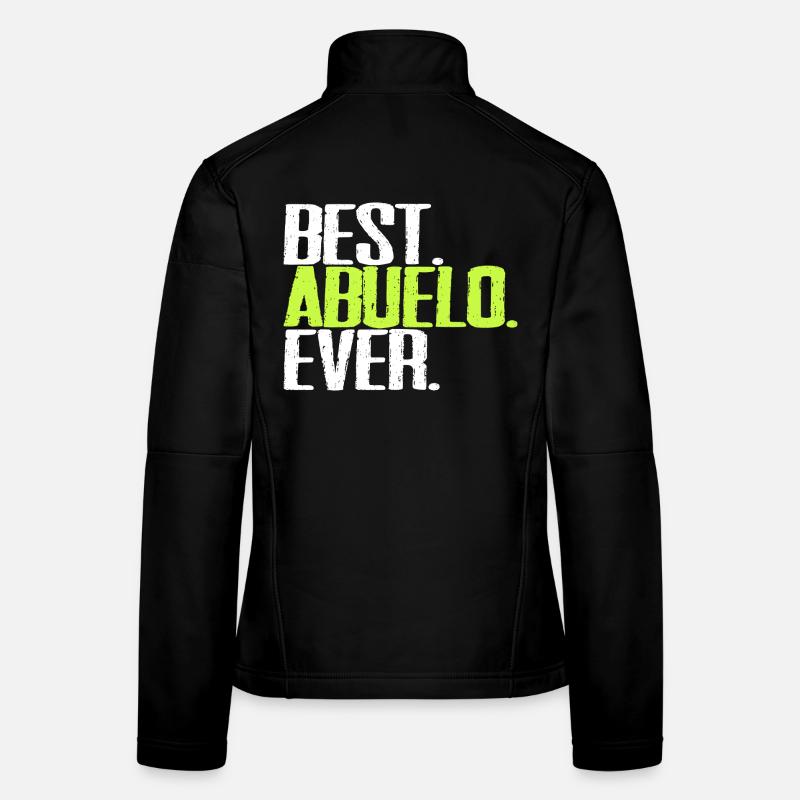 Best Abuelo Ever Opa Spanisch Spruch Retro Vintage Frauen Softshelljacke