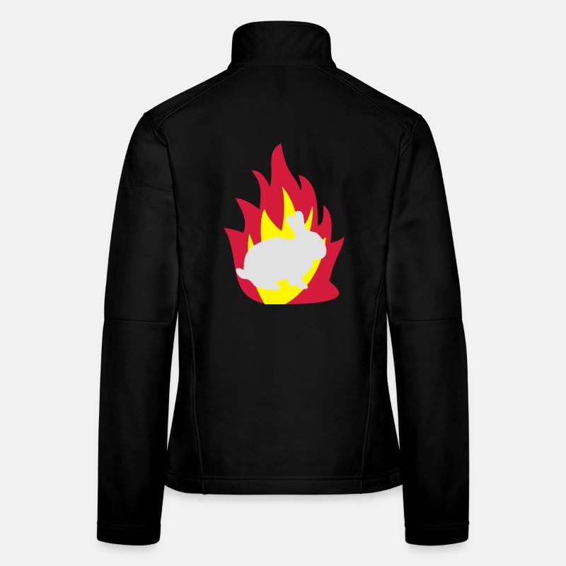 Rabbit in the fire Women's Softshell Jacket