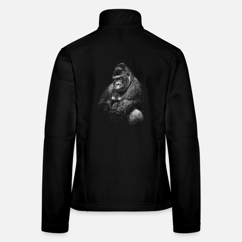 Gorilla Veste en tissu softshell Femme