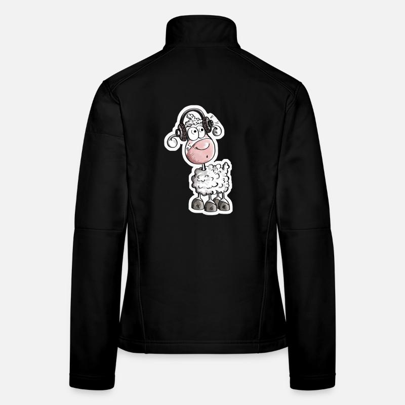 Schaf mag Musik - Schafe - Lamm - Bock - Schafbock Frauen Softshelljacke