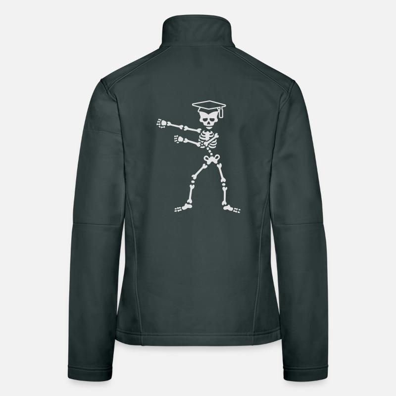 Abschluss Skelett the floss dance flossing Frauen Softshelljacke