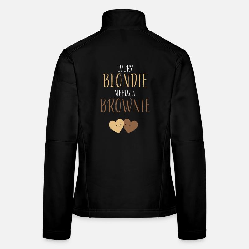 Every Blondie needs a Brownie Frauen Softshelljacke