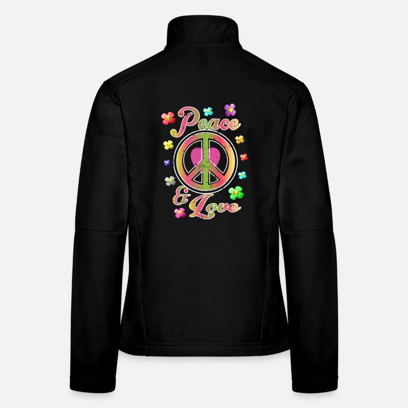 Peace and Love Women's Softshell Jacket