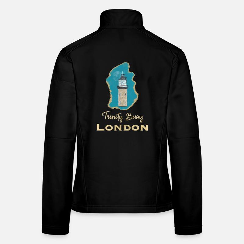 London, Trinity Buoy Lighthouse, Pixel Art Women's Softshell Jacket