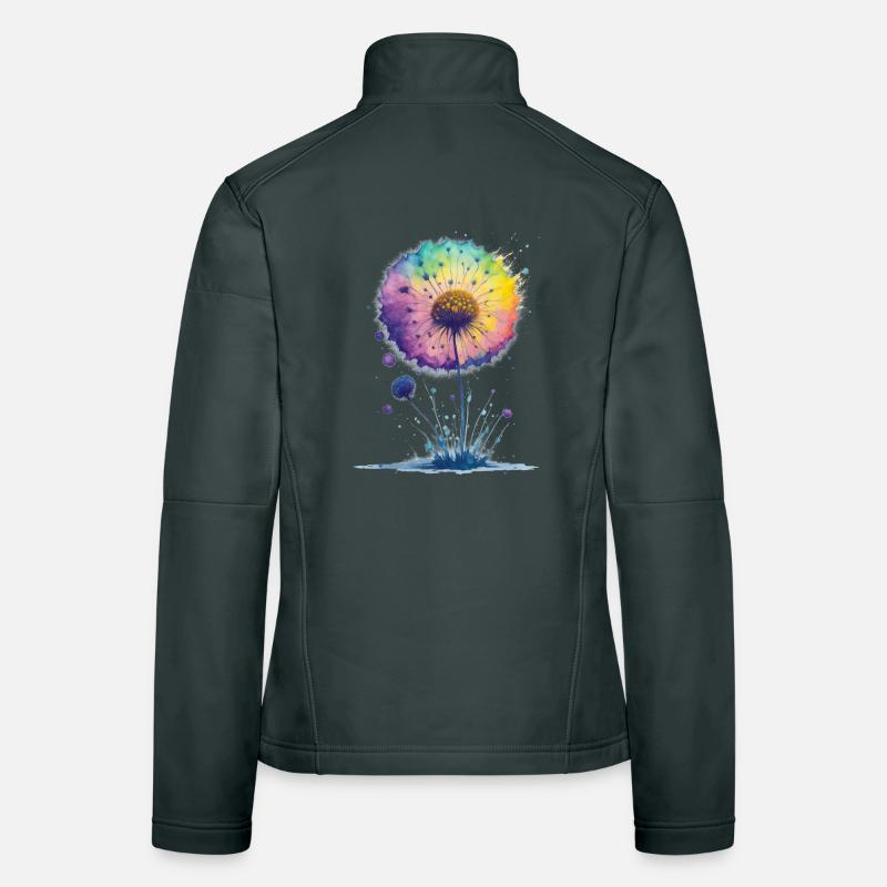 Blume Frauen Softshelljacke