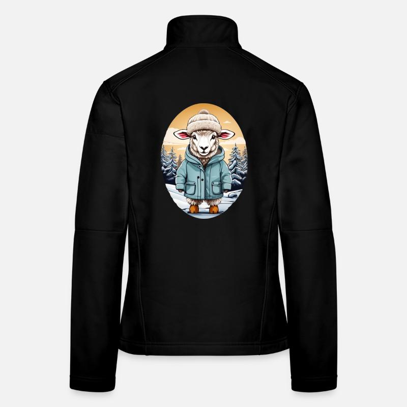 Süßes Schaf Frauen Softshelljacke