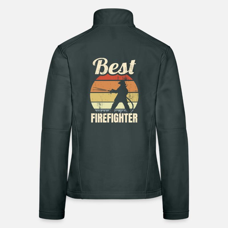 Great firefighter Women's Softshell Jacket