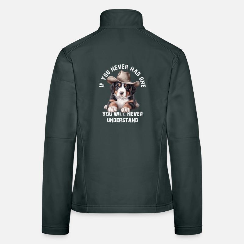 Berner Sennenhund Frauen Softshelljacke
