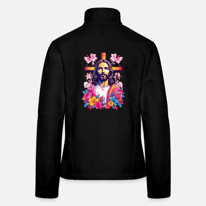 Jesus Christ Women's Softshell Jacket