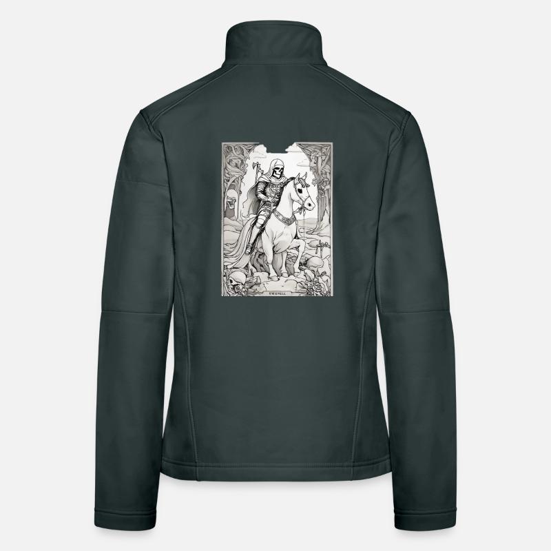 Todesreiter Tarot Illustration Frauen Softshelljacke