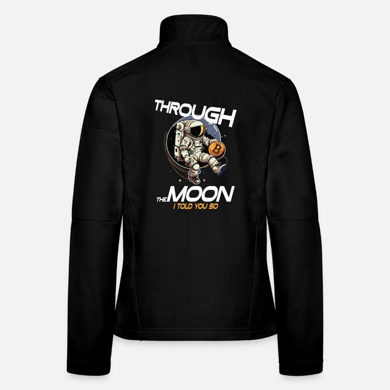 Bitcoin Maximalist To The Moon Astronaut Krypto  Frauen Softshelljacke