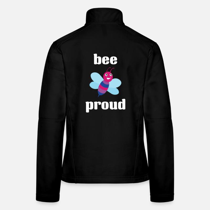 LGBT Pride Month - Bisexuelle Pride - Bee Proud Frauen Softshelljacke