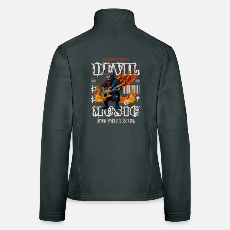 Devil Rock Music Women's Softshell Jacket