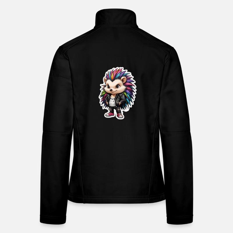 rocker hedgehog Women's Softshell Jacket