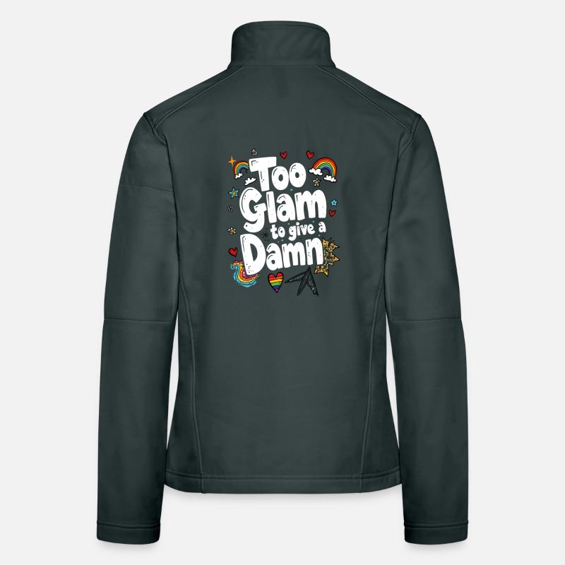 ZU GLAMOURÖS, UM SICH EINEN DRECK DARUM ZU SCHEREN Frauen Softshelljacke