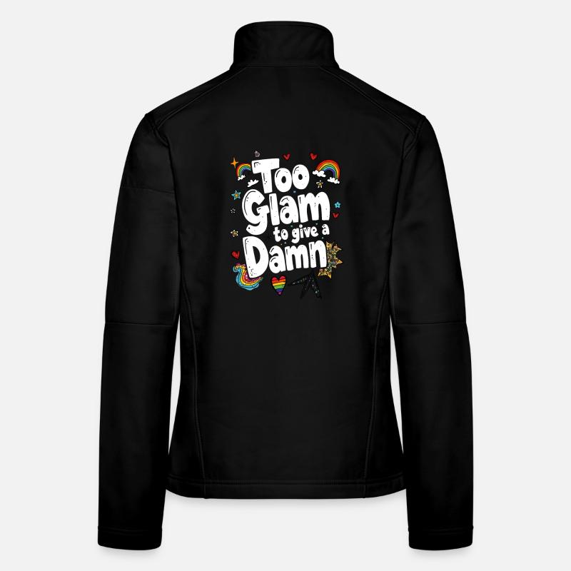 ZU GLAMOURÖS, UM SICH EINEN DRECK DARUM ZU SCHEREN Frauen Softshelljacke