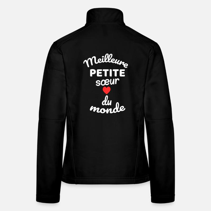 Little Sister Sibling Circle World Women's Softshell Jacket
