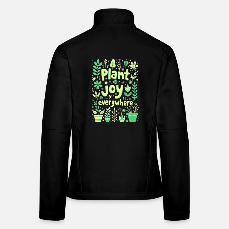 PLANT JOY EVERYWHERE Women's Softshell Jacket