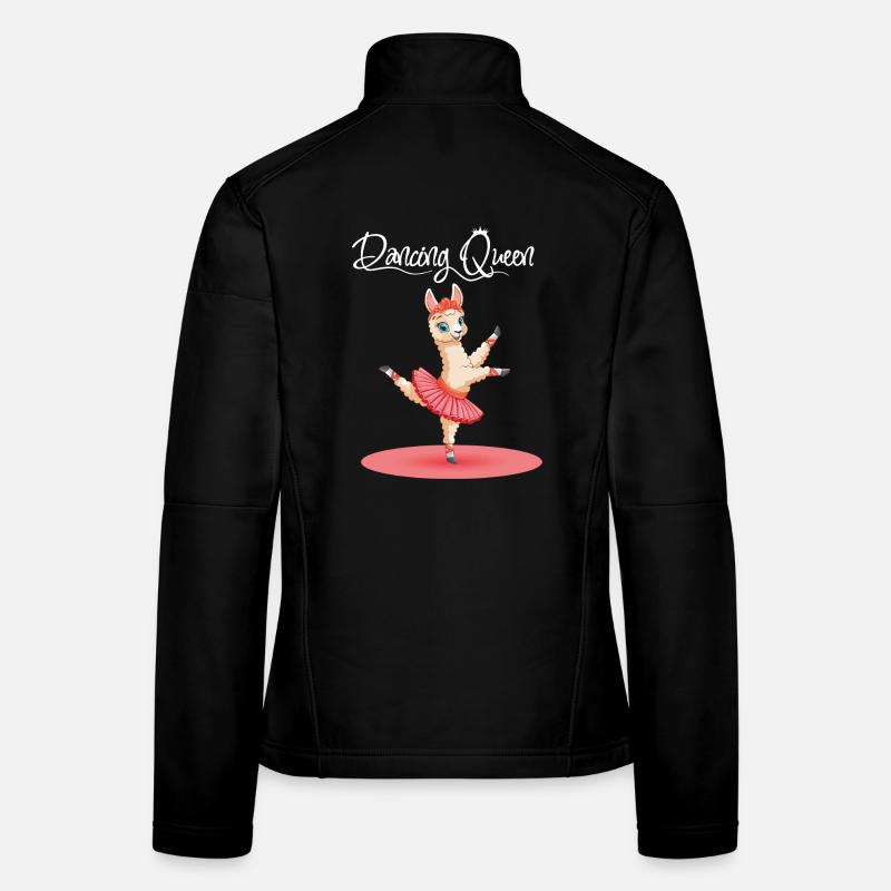 Alpaca Dancing Ballet In Pink Tutu Dancing Queen Women's Softshell Jacket